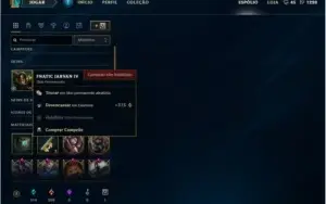 conta league of legends prata 1