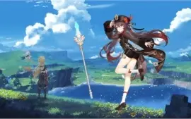 Conta Genshin Impact AR 7 com Hutao + Espinha Celestial
