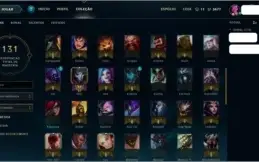 Conta da Season 1 - Skins Raras (Kayle Juiza e Rammus Rei)