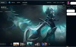 Conta da Season 1 - Skins Raras (Kayle Juiza e Rammus Rei)