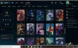 Conta LoL- Prata- MMR alto/ 121 champs/ 29 skins