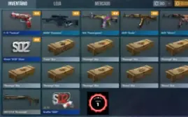 conta standoff 2  skins novas bõnus de gold caixas