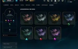 Diamante 2 com 50 Champs e 5 Skins ( ex mestre )