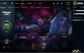 CONTA LOL IRELIA NINJA PLATINA SEASON 8/9