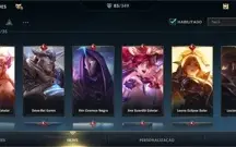 WILD RIFT PROFISSIONAL; TODAS TEMPORADA DESAFIANTE; 83 SKINS
