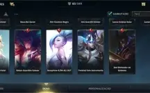 WILD RIFT PROFISSIONAL; TODAS TEMPORADA DESAFIANTE; 83 SKINS