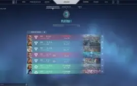 Conta valorant platina 1+skins