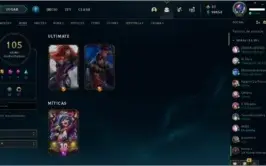 Conta League of Legends platina