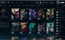 Conta League of Legends platina