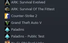 Conta Steam GTA V, ARK: Survival Evolved, etc.