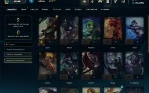 Conta ouro 4 com 21 Champs e 3 Skins
