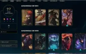 Conta Gold do Valorant + Conta Prata no LOL com Skins