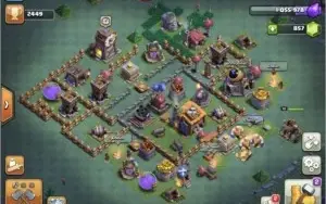 CONTA CLASH OF CLANS CV11 TH11 CENTRO DE VILA 11