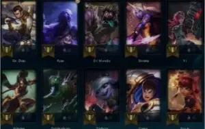 Conta Smurf lol 37 campeões 15 skins
