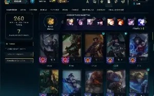 Esmeralda 4 com 85 Champs e 36 Skins