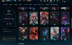 Esmeralda 4 com 85 Champs e 36 Skins