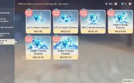 Conta Genshin Ar 58 17 Personagens 5* & 8 Armas 5*