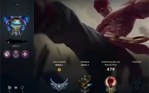 Conta lol nível 353 com 206 skins - 2 ultimate / 4 míticas