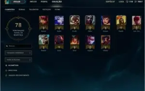 CONTA UNRANKED L30 (NUNCA TEVE ELO) CHAMPS CARO E 7K DE IP