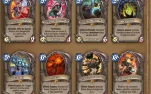 Conta HearthStone com 88 Lendárias + 5 Lendárias Douradas