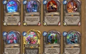 Conta HearthStone com 88 Lendárias + 5 Lendárias Douradas