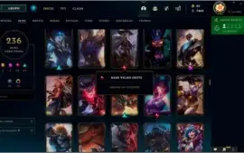 Conta Lolzinho - 236 Skins, Vários emotes e muito mais!