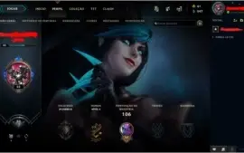 Conta LOL - 28 skins - 36 champs - lvl 52 - md10 2 partidas