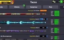 CONTA 8 BALL POOL NÍVEL BAIXO MILIONÁRIA