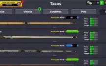 CONTA 8 BALL POOL NÍVEL BAIXO MILIONÁRIA