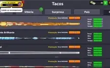 CONTA 8 BALL POOL NÍVEL BAIXO MILIONÁRIA