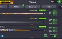 CONTA 8 BALL POOL NÍVEL BAIXO MILIONÁRIA