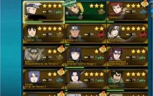 Naruto Online Conta top1 55k fc muitos ninjas limitados.