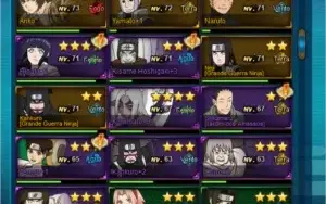 Naruto Online Conta top1 55k fc muitos ninjas limitados.