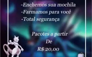 Farmamos pokémons e pokébolas para você!