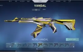 conta valorant prata 1 varias skins