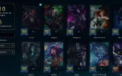 Full Acesso - LVL 210 - 157 Champions - 76 Skins - platina 4