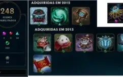 Conta Gold 4 Todos os Champions - Rammus Rei - 114 Skins