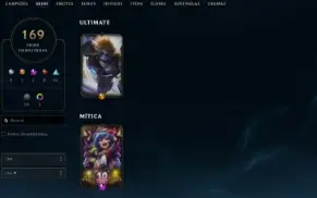 Conta League of Legends Full Acesso - 144 Champs e 169 Skins