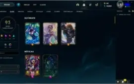 Conta LoL - Abandonada - LvL 241 - 3 Skins Ultimate
