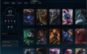 CONTA LOL PRATA I / 43 SKINS // 101 CHAMP // ÓTIMO MMR