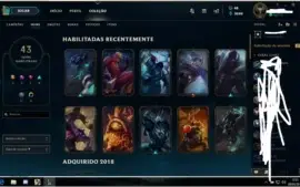 CONTA LOL PRATA I / 43 SKINS // 101 CHAMP // ÓTIMO MMR