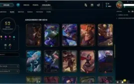 Conta de league of legends Diamante 5