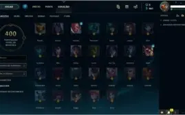 Conta de league of legends Diamante 5