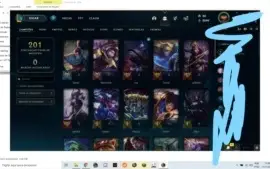 conta no lol a venda