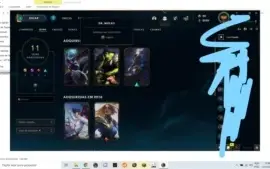 conta no lol a venda