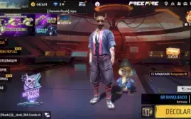 Conta de free fire com passes antigos: 1, 2 e 7 passe junto