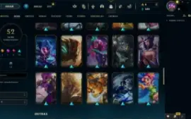 Conta lol 115 campeões ~ 52 Skins ~ preço de desapego