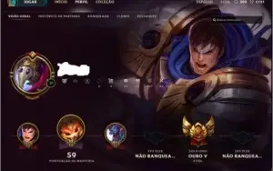 Conta Gold 5 S7 S6 League of Legends