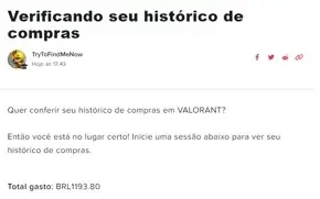 Conta Valorant - Várias skins