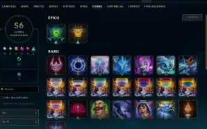 Lol Platina 1, Skin Lendária, 8 Skins No Total, Lvl 34